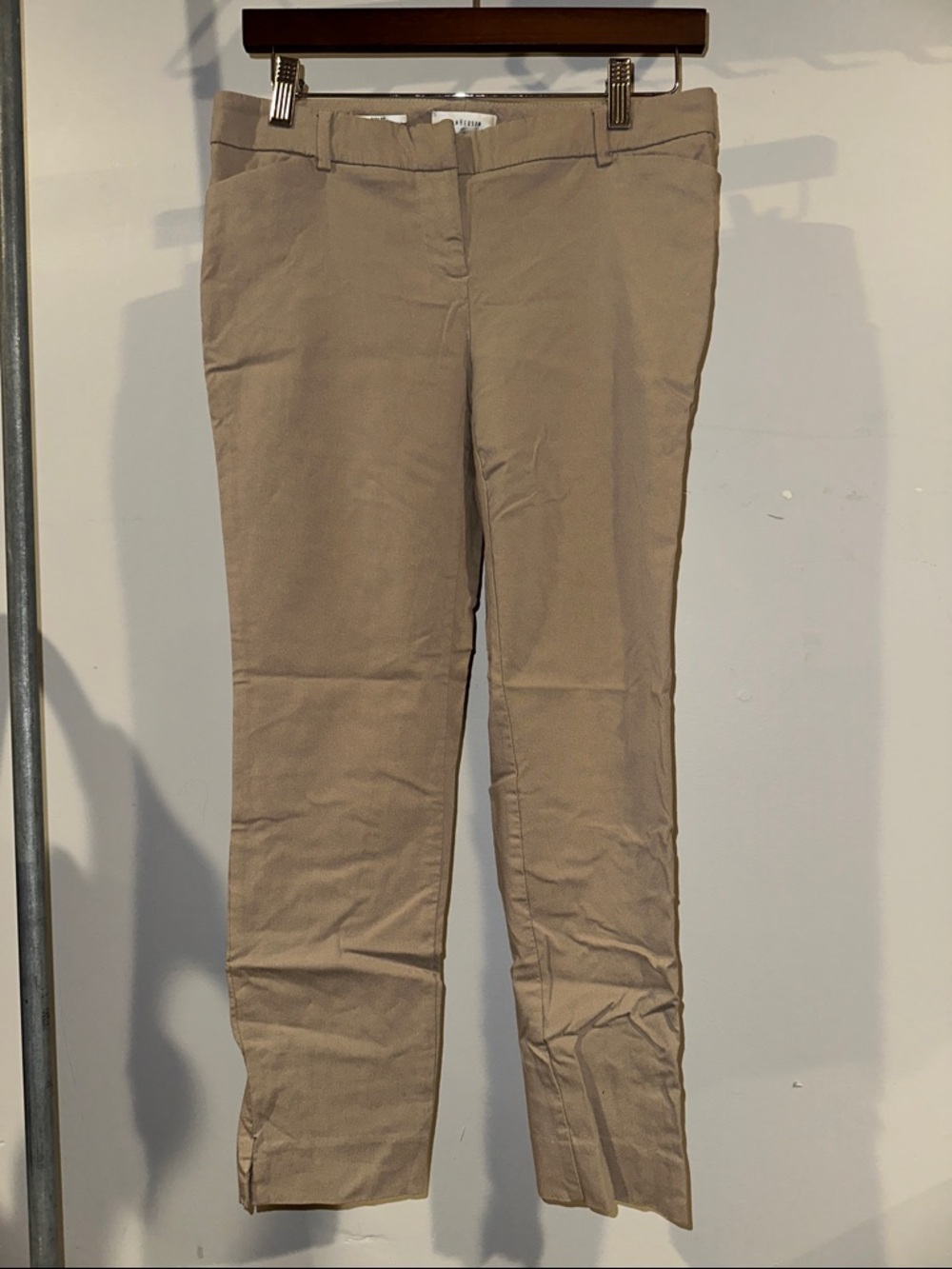 Van Heusen Tan Slim Fit Stretch Pants